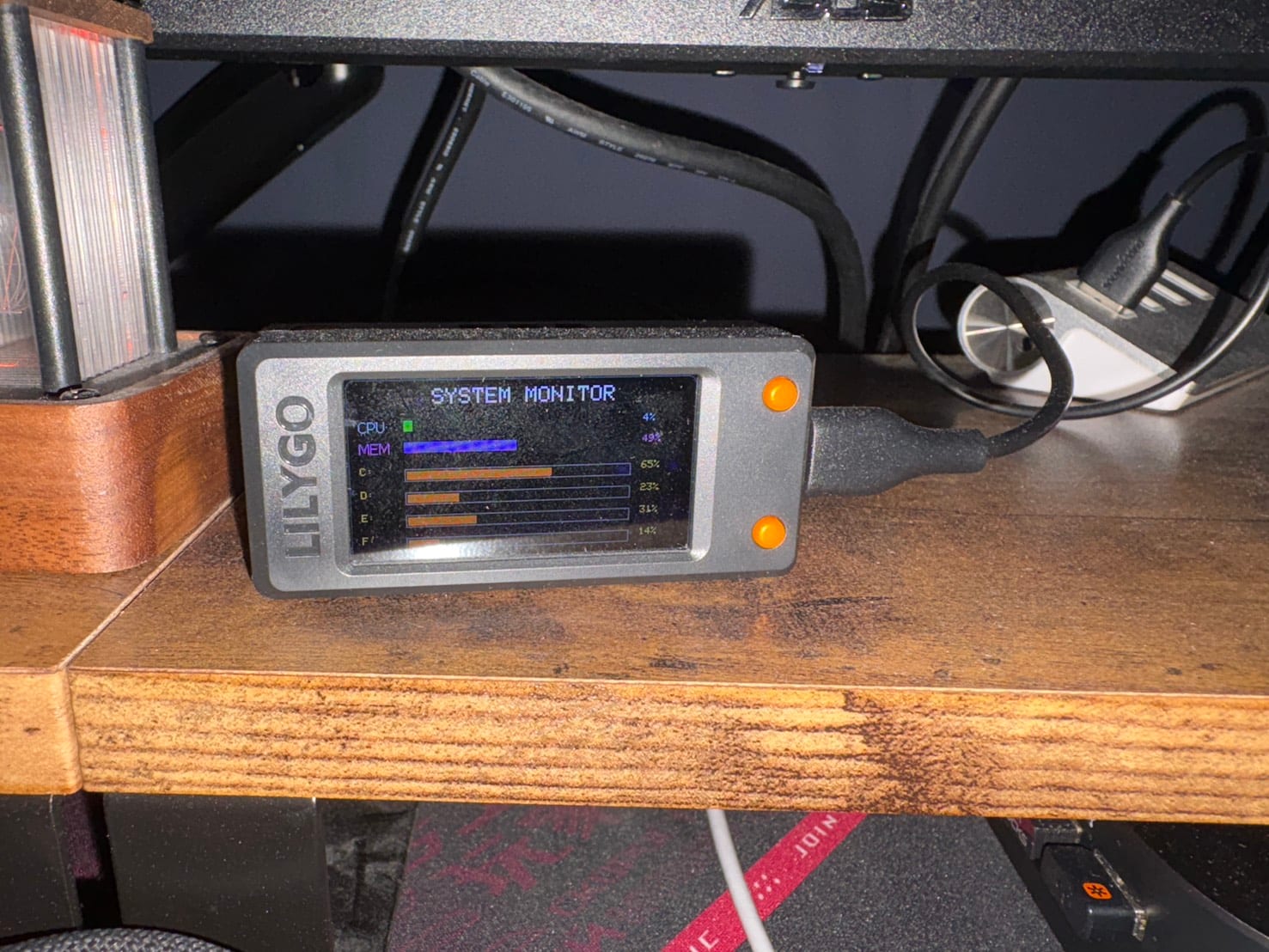 LilyGo T-Display S3 電腦監控面板